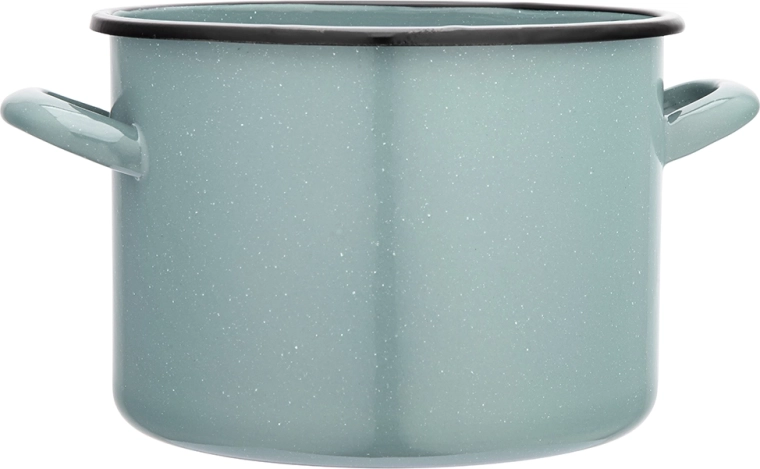 Faitout 5,8 l, 22 cm, vert sauge moucheté