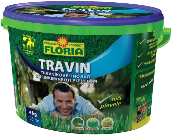 Engrais FLORIA TRAVIN 3-en-1, 4 kg