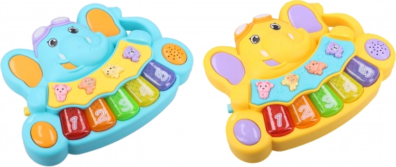 Piano avec animaux en forme d’éléphant