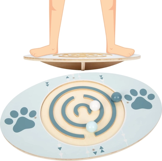 Planche d’équilibre en bois avec billes Small Foot