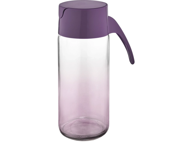 Bouteille en verre violette pour huile et vinaigre 500 ml