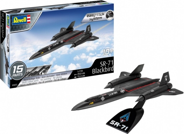 Maquette plastique SR-71 Blackbird Easy-Click 1:110