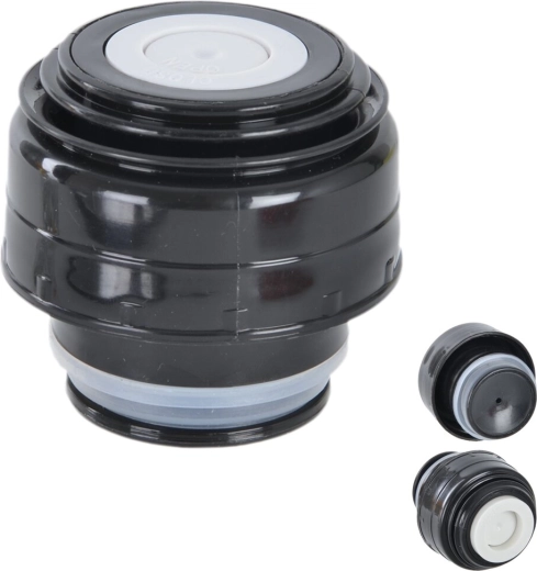 Bouchon de rechange grand format pour thermos en plastique UH avec joint en silicone