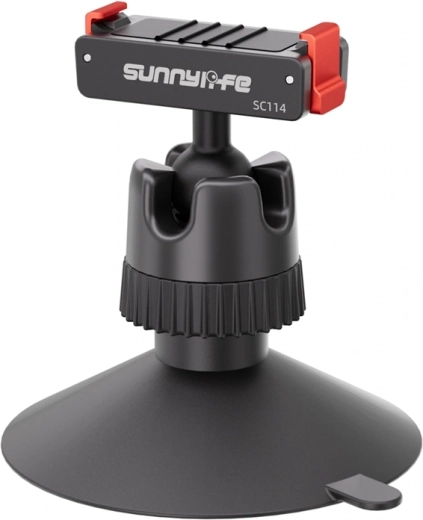 Adaptateur de fixation magnétique Sunnylife avec rotule 360° pour DJI Osmo 360 et Osmo Action 5 Pro/4/3