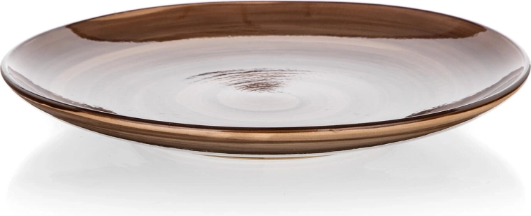 Assiette à dessert en céramique 21,5 cm PALAS marron