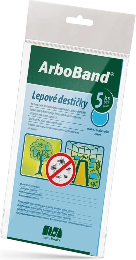 Plaques engluées ArboBand bleues (5 pcs)