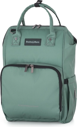 Sac à langer pour poussette Petite&Mars Jack Misty Green