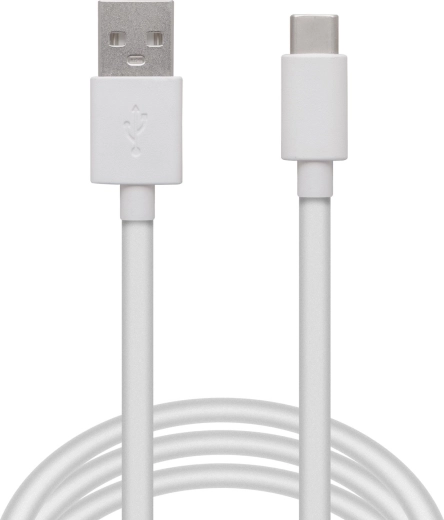 Câble de données et de charge USB-C blanc 1 m