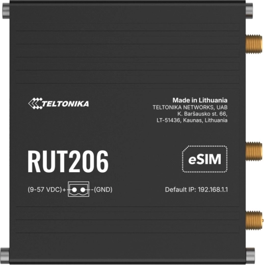 Routeur industriel Teltonika RUT206 avec eSIM - 1 pièce