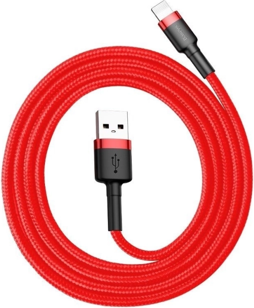 Baseus Cafule câble de charge USB–Lightning 3 m, 2 A, rouge