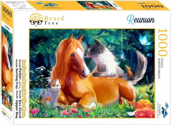 Puzzle Brain Tree Rencontre des Animaux 1000 pièces