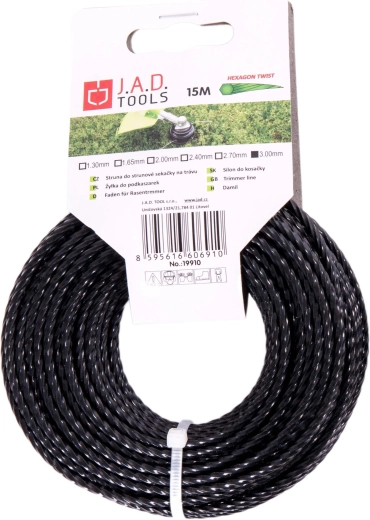 Fil pour débroussailleuse Twist 2,4 mm, 15 m