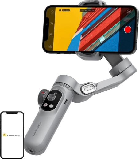 Stabilisateur pour smartphone AOCHUAN Smart X Pro standard gris