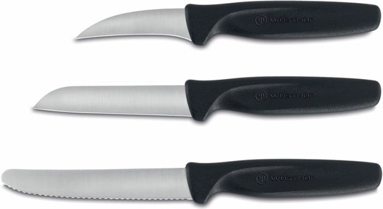 Set de couteaux colorés Wüsthof, 3 pièces, noir