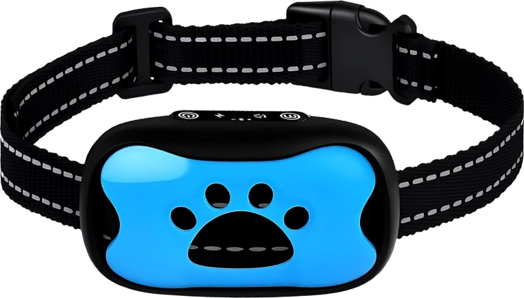 Collier électronique anti-aboiement et d’éducation 2-en-1 - 1 pièce