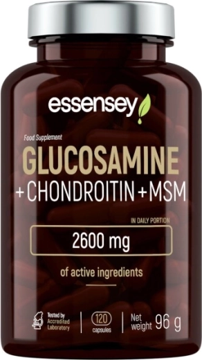 Essensey glucosamine + chondroïtine + MSM (120 gélules)