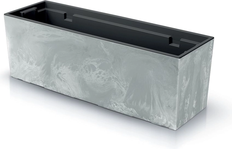 Jardinière URBI Case effet béton avec insert 77 cm