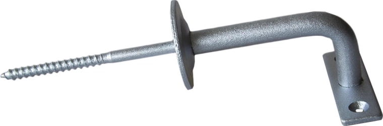 Support de main courante Classique – zinc blanc