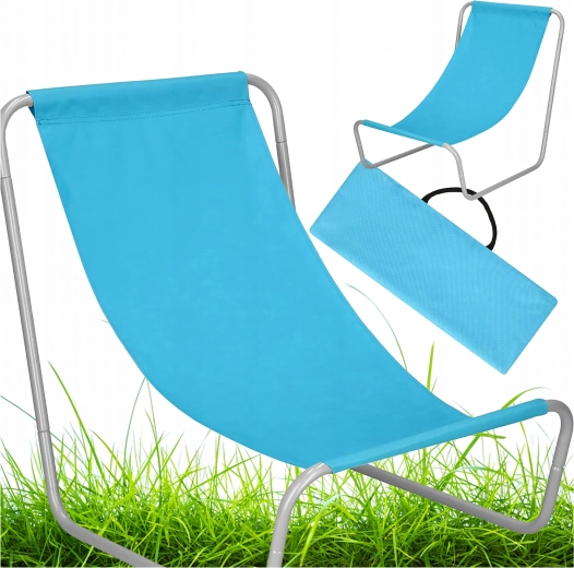 Chaise longue de plage pliante avec sac