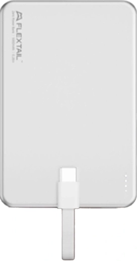 Batterie externe magnétique Flextail Zero Power Metal 5000 mAh argentée