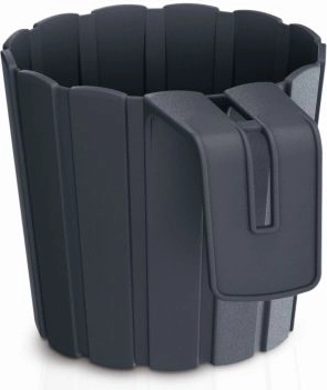 Pot de fleurs suspendu Boardee Hook anthracite