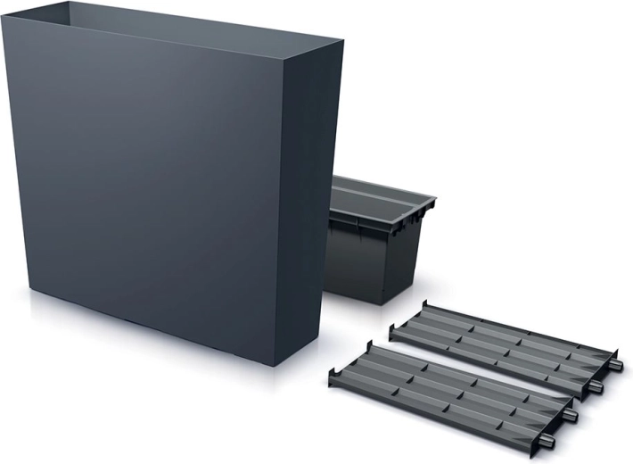 Grande jardinière URBI CASE T anthracite