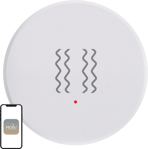 Capteur de vibration ZigBee Moes ZSS-S02-VBR-C