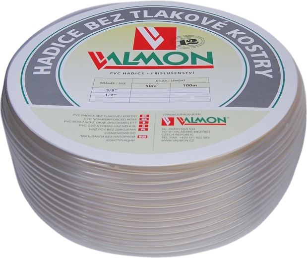Tuyau de jardin PVC 12,7 mm transparent, 50 m