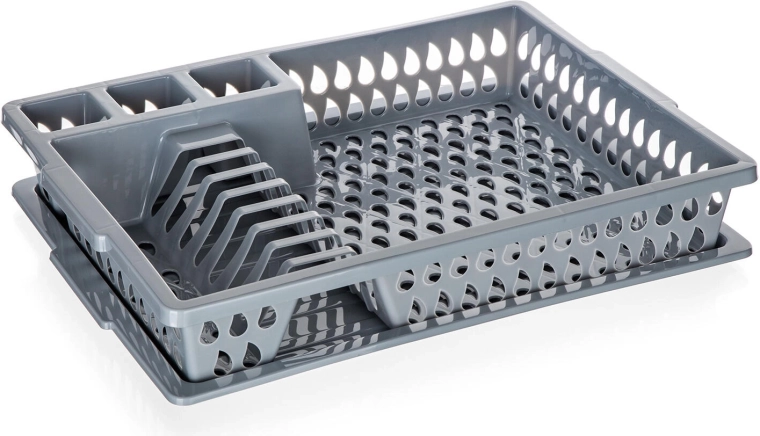 Égouttoir à vaisselle myKITCHEN avec plateau 41 × 30,5 cm