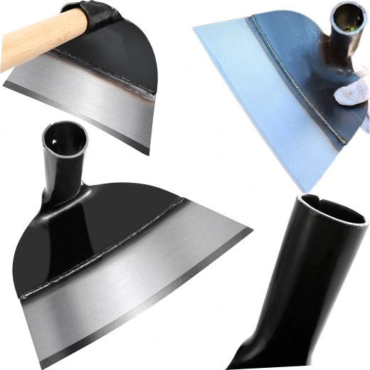 Binette de jardin avec crochet 26 cm en acier forgé