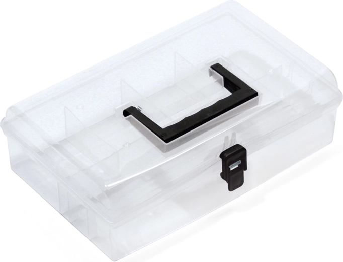 Organiseur en plastique NUN avec couvercle transparent 295 × 180 × 85 mm