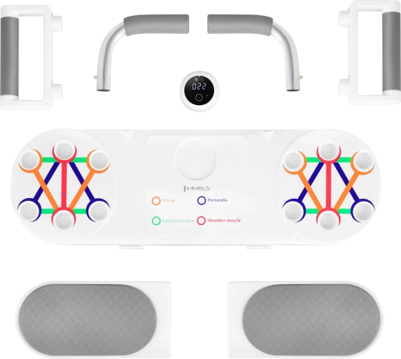 Planche multifonction pour pompes et gainage avec compteur HMS DBP03