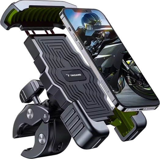 Support universel antivibrations Trizand pour téléphone pour vélo et moto