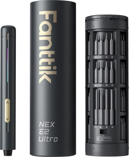 Fanttik E2 Ultra mini tournevis électrique de précision avec 50 embouts S2
