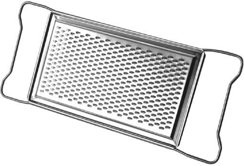 Râpe à grille en acier inoxydable pour raifort 29 × 11 cm