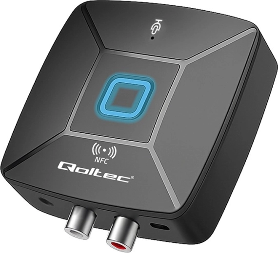 Émetteur et récepteur audio sans fil Bluetooth 6.0 avec NFC, RCA et jack 3,5 mm, avec microphone