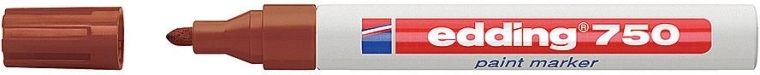 Marqueur laque edding 750, marron