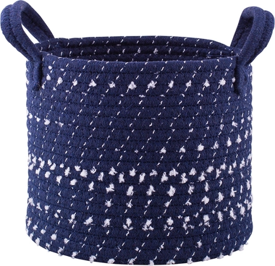 Panier de rangement tressé carré 22 × 22 × 18 cm grenat