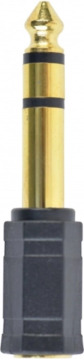 Adaptateur audio 6,35 mm TRS (mâle) vers jack 3,5 mm (femelle) – plaqué or