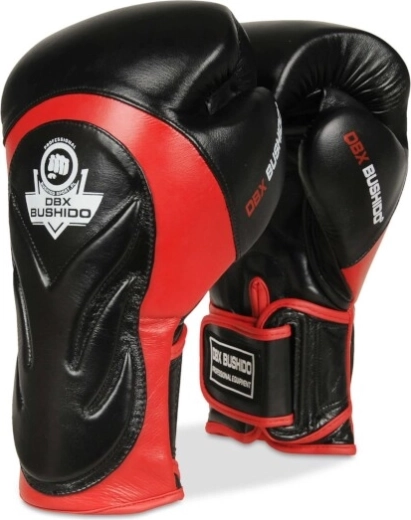 Gants de boxe DBX Bushido en cuir véritable BB4