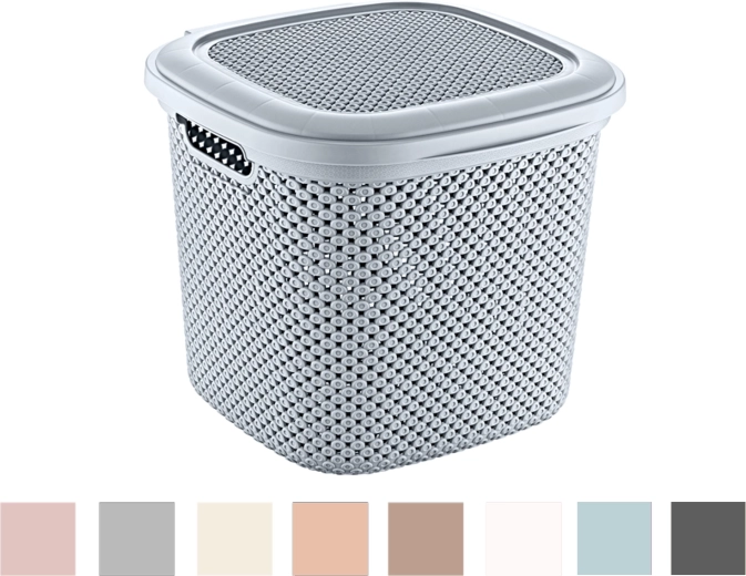 Poubelle Diamond avec couvercle 15 l