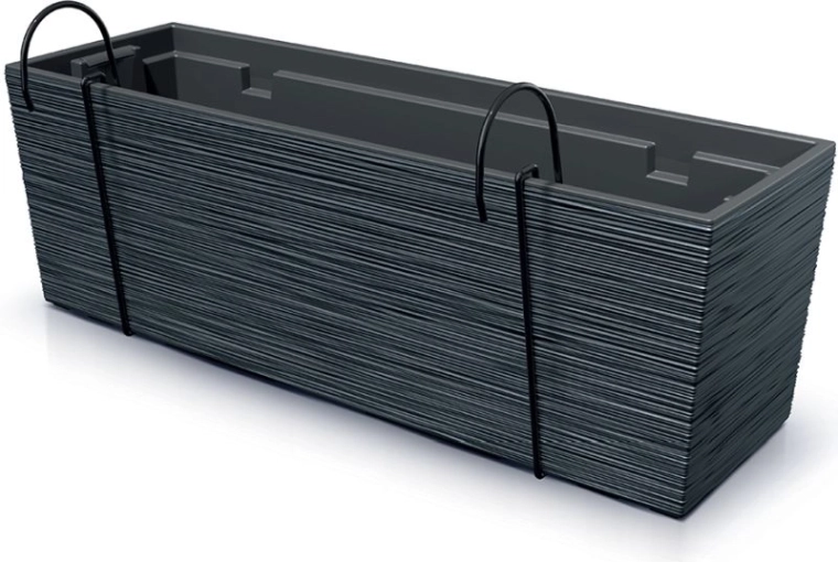 Jardinière en plastique FURU CASE 58 cm – anthracite