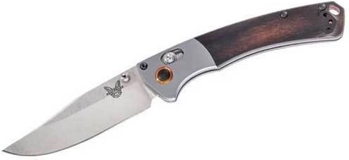 Couteau de chasse de poche pliant Benchmade Mini Crooked River 8,6 cm