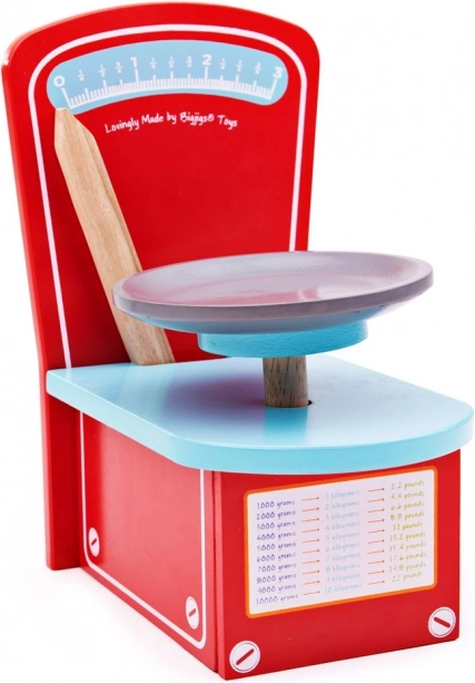 Balance de cuisine en bois Bigjigs Toys pour enfants