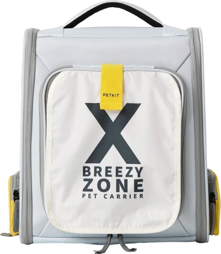 Sac à dos de transport Petkit Breezy X ZONE pour animaux de compagnie gris