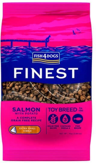 Croquettes pour chiens extra petites saumon avec pommes de terre 1,5 kg FISH4DOGS