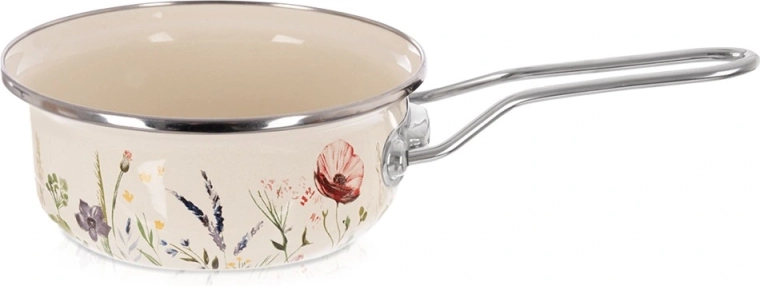 Casserole émaillée crème Maki 14 cm, 650 ml