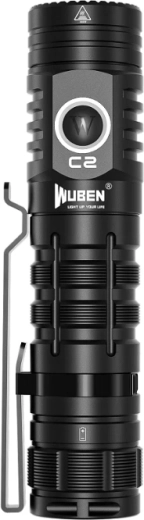 Wuben C2 lampe de poche 2000 lm, noire