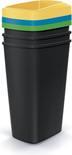 Ensemble de poubelles Compacta Q Drop 3×45 l
