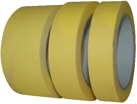 Ruban de masquage crêpé 48 mm × 50 m jaune jusqu’à 60 °C